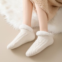 Chaussettes d'intérieur en acrylique pour la maison, taille unique, décontractées