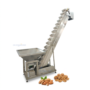 Elevador de Cangilones Continuo de Acero Inoxidable de Alta Calidad para Manejo de Materiales, Elevador de Cangilones Inclinado Móvil para Almendras/Nueces - Product Image 1