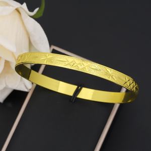 Brazalete JXX Jewelry de 65 mm para Adultos, Chapado en Oro de 24K, Brazalete de Moda para Mujer - Product Image 3