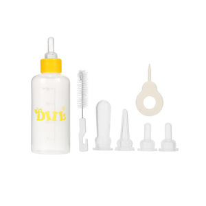 Juice Pet Dog Juego de biberones para mascotas de cuatro piezas para cachorros y gatitos recién nacidos Alimentación y riego - Product Image 5