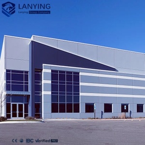 Grand entrepôt industriel <span class=keywords><strong>en</strong></span> structure acier SYLY avec design chinois, garantie 1 an, résistance au vent <span class=keywords><strong>de</strong></span> plus <span class=keywords><strong>de</strong></span> 121 mph, fabriqué <span class=keywords><strong>en</strong></span> Chine - Product Image 1