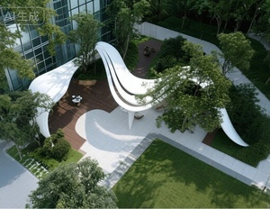 Características de Paisajismo en Forma Fluida Personalizadas para Arquitectos y Desarrolladores - Product Image 2