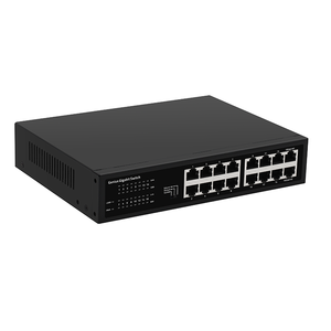 16-Port <span class=keywords><strong>Gigabit</strong></span> <span class=keywords><strong>Ethernet</strong></span> chuyển đổi 16*10/100/1000Mbps RJ45 cổng mạng chuyển đổi - Product Image 1