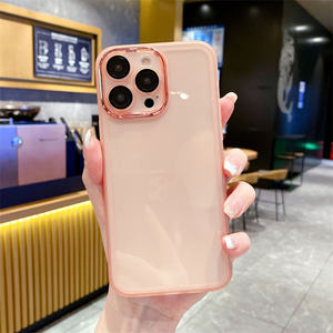 Lichicase Vente en gros <span class=keywords><strong>Coque</strong></span> de téléphone souple en TPU pour <span class=keywords><strong>Samsung</strong></span> A17 A07 F07 M07 Couverture arrière transparente couleur bonbon - Product Image 3