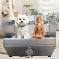Edelstahl APP-gesteuerter intelligenter Roboter Fern überwachung Katzen-und Hunde toilette Indoor-Hunde toilette Automatisches Spülen