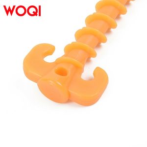 WOQI épingles d'auvent de camping en plein air piquets de tente à vis solides clous caractéristiques de sécurité durables pour les produits de randonnée - Product Image 5