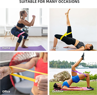 Mini bande de résistance extensible en caoutchouc pour le fitness à la maison