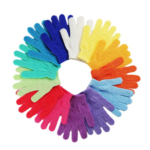 Guanti da Bagno Personalizzati a Doppia Texture in Materiale Loofah per Esfoliazione, Rimozione Odori/Deumidificazione, Massaggio e <span class=keywords><strong>Scrub</strong></span> Corpo per <span class=keywords><strong>Doccia</strong></span> e Spa - Product Image 1