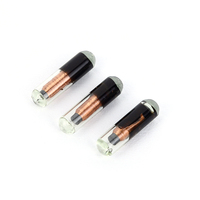 134,2 Khz EM4305 grabable RFID GlassTag microchip transpondedor Chip para animal