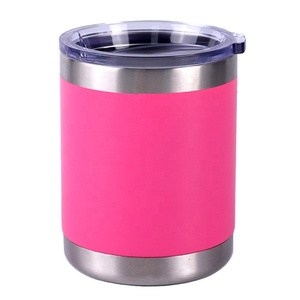 <b>10</b> oz TANK Stainless Steel Lowball Vacuum <b>Insulated</b> Cup With Lid - Product Image 4