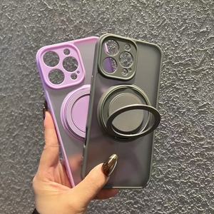 Di alta qualità staffa 360 <span class=keywords><strong>Cover</strong></span> del <span class=keywords><strong>telefono</strong></span> <span class=keywords><strong>per</strong></span> iPhone 17 16 Pro Plus pelle si sentono satinato cassa del <span class=keywords><strong>telefono</strong></span> <span class=keywords><strong>per</strong></span> Samsung <span class=keywords><strong>per</strong></span> <span class=keywords><strong>Xiaomi</strong></span> <span class=keywords><strong>per</strong></span> Moto - Product Image 2