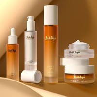 Kosmetik verpackung 30g 50g 30ml 50ml 80ml 100ml Toner Hari Öl flasche Mattgrünes Glas Creme glas und Serum flasche mit Pumpe