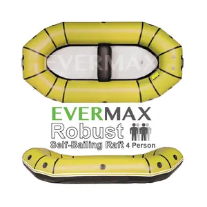 4-6 Personen Doppel kajak Floß Schlauchboote Hersteller Schlauchboot Rafting Boot TPU Kajak Schlauchboote Boot zu verkaufen