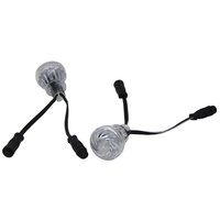 Éclairage de fête foraine : Lampe de divertissement à capot cabochon 45 mm, type carrousel, lumière ponctuelle à pixels DC24V pour parc