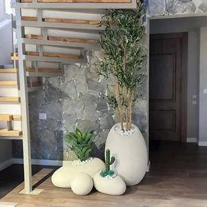 Plantas bonsái artificiales inspiradas en piedra Premium LGG <span class=keywords><strong>con</strong></span> macetas, macetas decorativas elegantes para espacios domésticos y comerciales de alta gama - Product Image 5