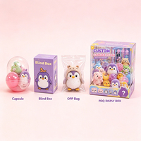 Boneka Plush Kapsul Kustom Blind Box, Boneka Mini Isi Dakron Buatan Pabrik, Mainan Koleksi untuk Pembeli Grosir Global