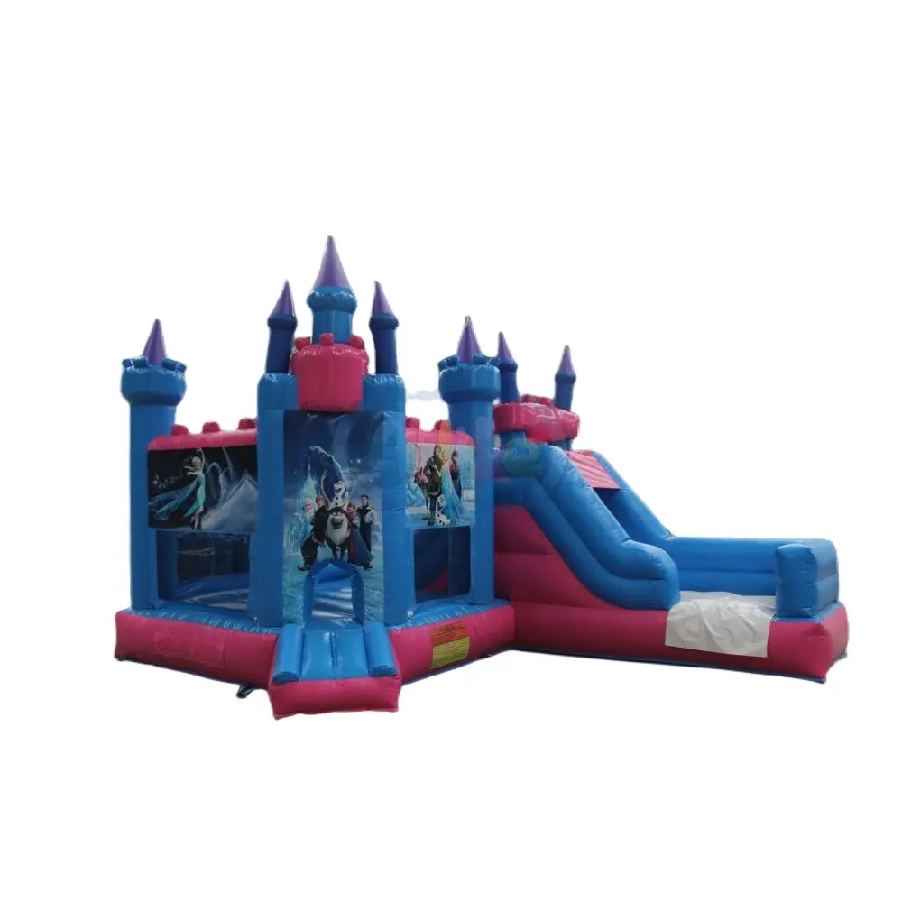 Inflatable 14960 Combo Bouncer Castle Olaf Bouncy Commercial Frozen Bounce House