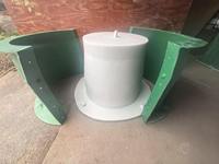 Moule carré en fibre de verre pour jardinière en béton avec revêtement en silicone pour pots de jardin