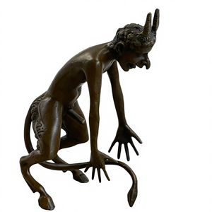 Estatua de Bronce Personalizada para Jardín, Acabado Patinado, Arte de Fauno, Escultura de Satiro, Decoración Exterior Única, Figura Mitológica Griega - Product Image 3