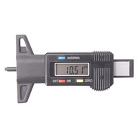 Jauge de profondeur de bande de roulement de pneu automobile A4, outil de mesure numérique en plastique ABS avec écran LCD