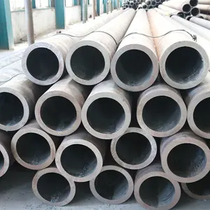 ASTM A53 API 5L Round Black Seamless Carbon Steel Pipe And Tube