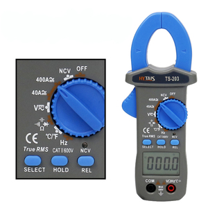 HYTAIS-Mini multímetro <span class=keywords><strong>Digital</strong></span> de pinza, CA, corriente CC, 400A, True RMS, TS203 - Product Image 2