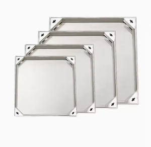 Tapa de alcantarilla cuadrada invisible de acero inoxidable 304 para áreas públicas exteriores - Product Image 1