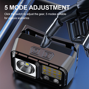 Nouveau double lumière <span class=keywords><strong>pas</strong></span> <span class=keywords><strong>cher</strong></span> phare Rechargeable XPG projecteur LED pêche projecteur phare pour Camping - Product Image 3