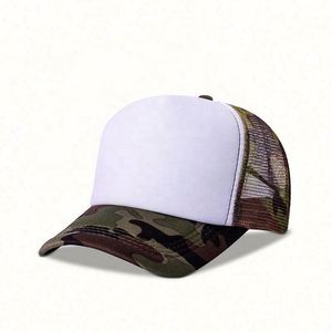 Wholesale Golf Foam Mesh Unisex Cotton Custom Logo Baseball Cap Plain Embroidery Printing Trucker Custom Golf Mesh Cap Hat - Product Image 5