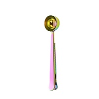 Cuillère à café en acier inoxydable personnalisée en gros, cuillère doseuse en acier inoxydable de 10 ml avec clip