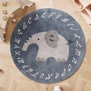 Alfombra de Juego Suave para Bebés, Alfombra de Gateo con Dibujos Animados de Animales, <span class=keywords><strong>Mapa</strong></span> del Mundo, Alfombra de Juego Redonda de <span class=keywords><strong>Cachemira</strong></span> para Niños - Product Image 4
