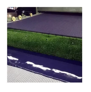 NOVA CHEGADA design elegante grama artificial tapete fazendo máquina esportes casa jardim de infância uso grama linha de produção