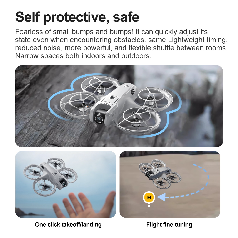 M88ドローンカメラとブラシレス自己保護ワンクリック離陸/着陸リモコン