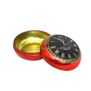 Vintage Pocket Watch Shaped Round Tin <b>Box</b> Custom Printed Novelty <b>Metal</b> Tin Can for Tea Candy Chocolate Gift Packaging - Product Image 2