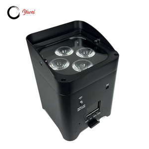 Hot bán 4x18w rgbwa + UV không dây điều khiển từ xa LED thẳng đứng mệnh ánh sáng pin Powered 6in1 uplighter ứng dụng điện thoại cao đáp ứng - Product Image 1