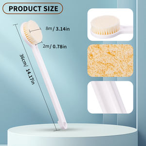 Новейшие стили, многофункциональная мягкая длинная ручка, Пластиковая Гибкая отшелушивающая длинная ручка, скраб для ванны - Product Image 6