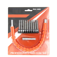 Vente en gros, connexion douce, tuyau d'extension de perceuse, tournevis électrique, bielle, douille, ensemble d'arbre Flexible universel
