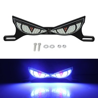 Système d'éclairage LED pour moto, nouveau design, triangle, yeux de démon, clignotants séquentiels, adaptable à tous les modèles