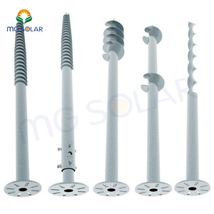 Tornillo de tierra de acero galvanizado pila galvanizado no cavar el suelo de poste de tornillo de anclaje - Product Image 3