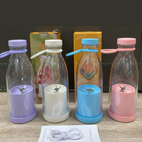 420Ml Draagbare Mini Elektrische Fruitpers Usb Opladen Citroen Sinaasappel Sap Cup Smoothie Blender Machine Keukenapparatuur