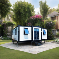 Nouveau produit de 20 pieds Maisons modulaires démontables préfabriquées à l'épreuve des ouragans Maison en conteneur