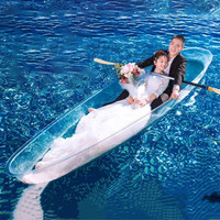 Portrait de la maison personnalisée photographie chaise pc parc aquatique océan canotage coquille pc bateau Transparent bateau polycarbonate bateau