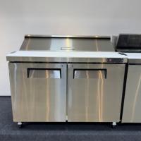 Table de préparation de pizzas UL ETL CE Factory, table à salade en acier inoxydable, réfrigérateur pour cuisine, pizzeria, restaurant