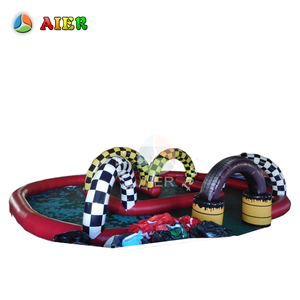 Piste de course gonflable commerciale en PVC <span class=keywords><strong>pour</strong></span> karts / voitures tamponneuses - Product Image 1