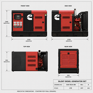 Groupe électrogène diesel super silencieux Cummins Wechai Yuchai Deutz Sdec Isuzu Perkins Aoling Kofo 40/50/80/100 KVA KW - Prix - Product Image 5