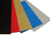 Feuille de fibre de carbone colorée sur mesure de haute qualité
