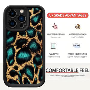Coque de téléphone antichoc et étanche en TPU noir de luxe Beilika Blue Eye Leopard avec gaufrage pour 11 Pro Max – Vente en gros - Product Image 5
