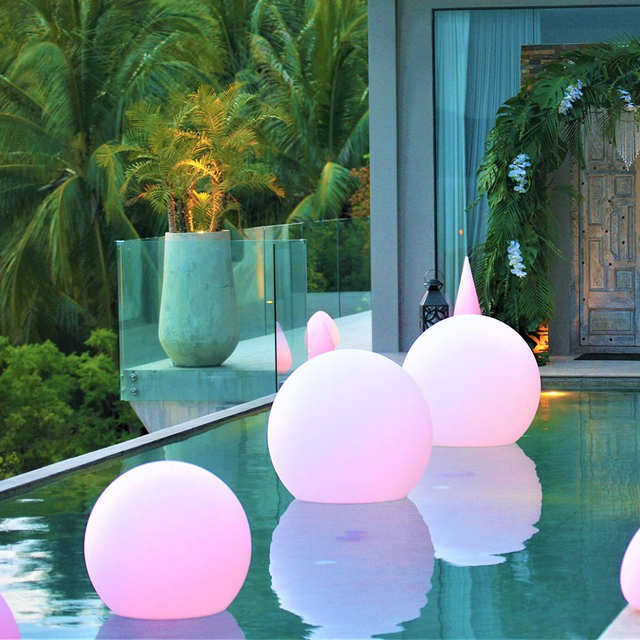 Led Big Ball Light / Led Outdoor Lighting Sphere Globe Ball /16 Change Color Ball Shape Garden Garden Lights Led Solar