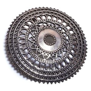 Colgantes de plata de ley 925 oxidados, joyería hecha a mano para mujeres y niñas, venta al por mayor, proveedores de colgantes de plata fina - Product Image 1