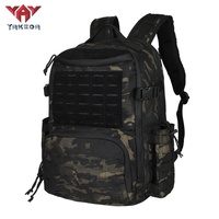 YAKEDA Sac à dos Molle découpé en laser Sac à dos tactique personnalisé étanche en plein air Voyage Camping Randonnée Sac d'entraînement Sac à dos tactique Molle